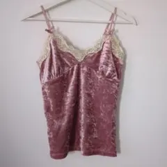 ベロア キャミソール