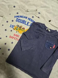 DOUBLE.B 星柄 長袖カットソー 100cm 110cm