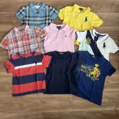 未使用含むラルフローレン 8点、バーバリー1点　9点まとめ売り90cm