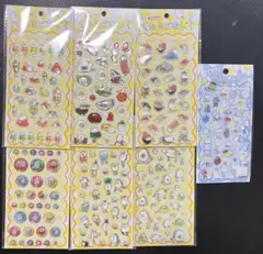 たまごあし シール 正規品 ぷっくりシール 7種セット