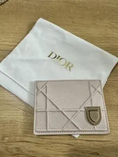 ディオール　ディオラマ　カードケース　ピンク