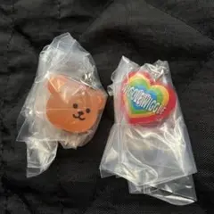 wigglewiggle ガチャ　めじるしアクセサリー　2個セット