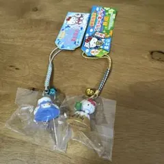 y*.様 新品ご当地ハローキティ 富士山 富士五湖　静岡限定 ストラップ　2個セ