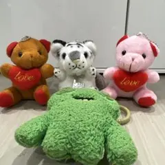 ぬいぐるみ マスコット 4体セット