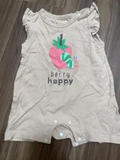 はらぺこあおむし プリントロンパース 70