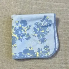 【新品】Francfrancハンカチ ブルー 花柄のサムネイル