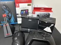スイッチプロコン、ロジクールG402、スイッチスタンド、マウスバンジー