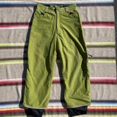 90s~00s BURTON Snow Pants グリーン 緑 古着 USEDのサムネイル