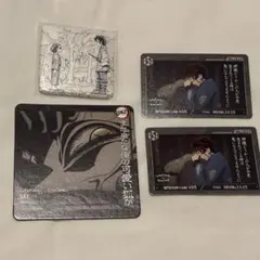 鬼滅の刃 ダイニング お楽しみくじ 缶バッジ+コースター+カード 手鬼・炭治郎