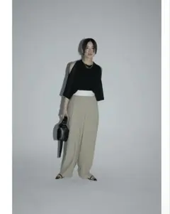 Louren. sleeve cut sheer tops