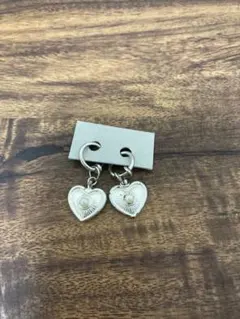 ヴィンテージ ハート形 イヤリング