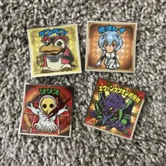 エヴァンゲリオン ビックリマンシール 4枚セット