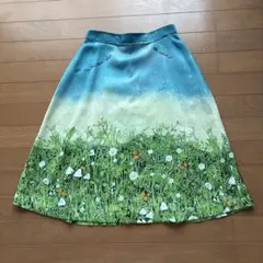 フランシュリッペ ブラック　フレアスカート