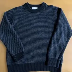 GLOBAL WORK ダークブルー ニットセーター