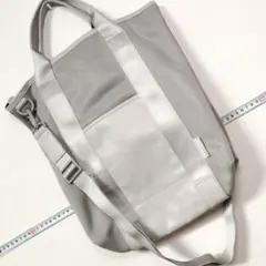 B青カゴ）マスターピース グレー メッシュ トートバッグのサムネイル