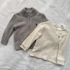 RALPH LAUREN ラルフローレン ベビー服 ニットカーディガン 80cm