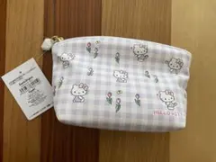 ハローキティ ポーチ チェック柄 サンリオ サンリオオリジナル