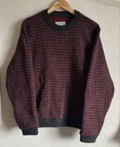 80s L.L.Bean バーズアイニット ノルウェー製