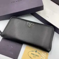 ！新品同然！　PRADA プラダ　サフィアーノ　長財布　ブラック21A