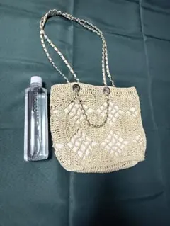 未使用級✨ボッテガヴェネタ オーガンザ シルク ワイヤー ハンドバッグ
