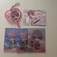 すとぷり  さとみ   うちわキーホルダー   ヴァイス   コレクションカード
