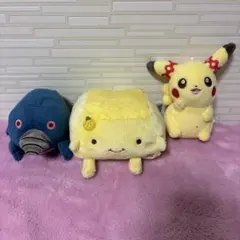 ピカチュウ・モンメン・マリル ぬいぐるみセット