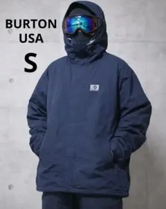 BURTON スノーボードジャケット M ライトブルー系 スノボ バートン