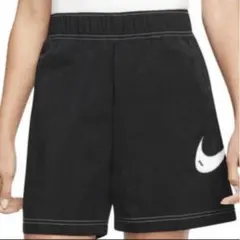 【人気】NIKE ナイキ 夏 プール ショートパンツ M ブラックスウッシュロゴ