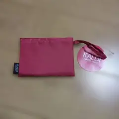 KALDI 折りたたみエコバッグ ピンク