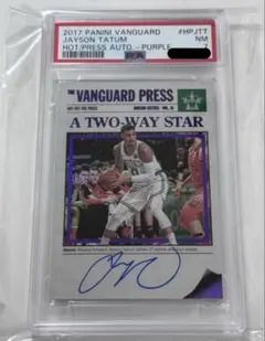 Jayson Tatum Panini Vanguard Auto RC /49