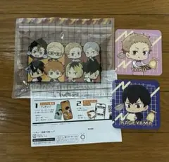 ハイキュー!! バッグ コースター 前半 影山飛雄 夜久衛輔　非売品