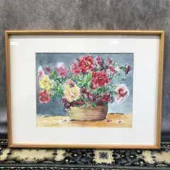 杉本重義 額装絵画 守口旧家整理品 0029