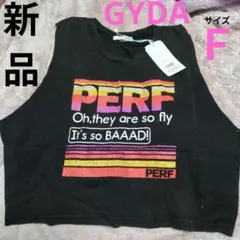 新品 GYDA ショート丈 タンクトップ Y2K ジェイダ 夏トップス黒 ギャルのサムネイル