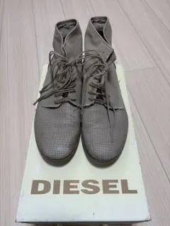 DIESELディーゼルショートブーツ　 ハイカットスニーカー40（25cm）