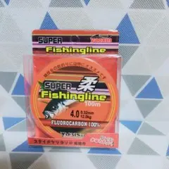 【4号１００ｍ】フロロカーボンライン　お買い得フロロライン　リーダーにもオススメ