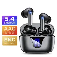 ワイヤレスイヤホン Bluetooth5.4 LCD残量表示 軽量 イヤホン