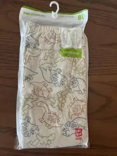 【新品未開封】　UNIQLO 恐竜柄 レギンス 80