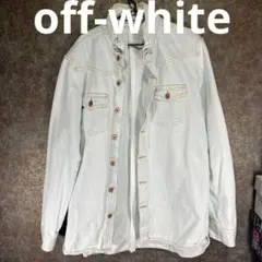 off-white ダメージ　デニムジャケット　オーバーサイズのサムネイル