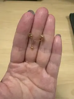片耳用　ハート　ピアス