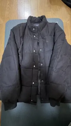 nano universe ブラック ダウンジャケット