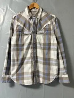 Levi's チェックウエスタンシャツ Lサイズ
