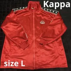 Kappa レッド ジップアップジャケット