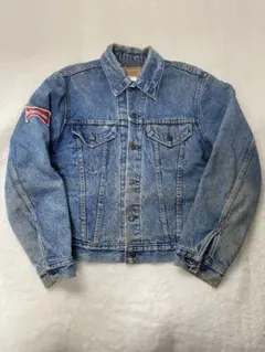 70s 40 USA製 リーバイス 70505-0317裏地ブランケット　短丈