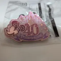 ミニーマウス 40周年記念ピンバッジ