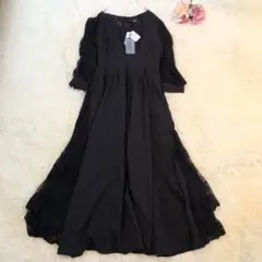 新品タグ付き　POUR VOUS プールヴー　ワンピース　オケージョン　レース
