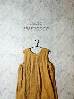 nano UNIVERSE ナノユニバース　ノースリーブワンピース