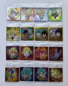ドラゴンボールウエハース　超絶感謝の十周年　１６枚セット