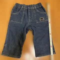 ダブルビー　DOUBLE.B デニムハーフパンツ　120 ミキハウス