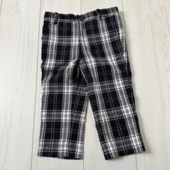 COMME CA ISM チェックパンツ 90 美品