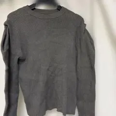 &.nostalgia ニット　グレー